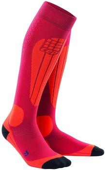 CEP Ski Thermo Socks cranberry/orange