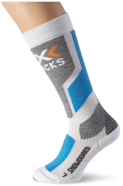 X-Socks Snowboard white/sky blue/pearl grey