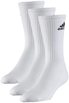 Adidas 3-Streifen Performance Crew Socken 3er Pack weiß (AA2294)