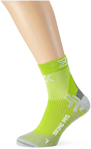 X-Socks Biking Pro Mid Radsocken grün/oliv (X020370-E026)