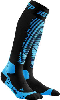 CEP Ski Merino Socks Women black/blue