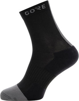 Gore M Mid Socks black/graphit grey