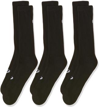 Asics 3-Pack Crew Socks (155204-0900) black