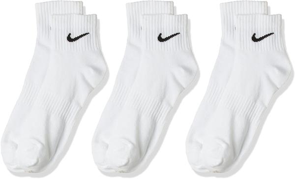 Nike 3-Pack Training Ankle Socks Everyday Lightweight (SX7677) white
