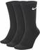 Nike 3-Pack Training Crew Socks Everyday Lightweight (SX7676) black