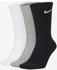 Nike 3-Pack Training Crew Socks Everyday Lightweight (SX7676) black/grey/white