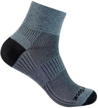 Wrightsock Coolmesh II Quarter Socks (805-04) gray