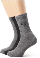 Puma Basic Socken Unisex Crew Socken - 3er Pack - anthracite/grey (207) - 35-38