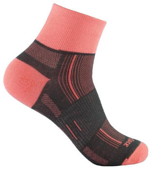 Wrightsock Stride Quarter Socks (825-23) rose