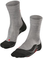 Falke 16243-3403-41-42, Falke Trekkingsocke Crew TK5 Wander (Merinowoll-Mix) hellgrau