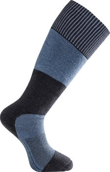 Woolpower Socks Skilled Knee High 400 dark navy/nordic blue