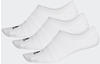 Adidas Basketball No-Show Socks 3 Pairs white/white/white (DZ9415)
