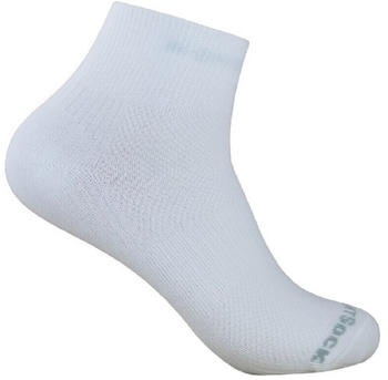 Wrightsock Coolmesh II Quarter Socks (805-01) white