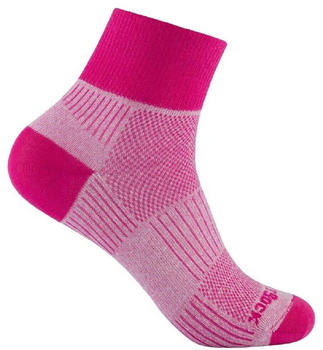 Wrightsock Coolmesh II Quarter Socks (805-38) pink