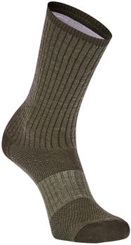 Wrightsock Merino Stride Crew (543-66) khaki