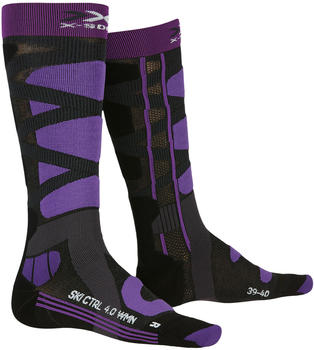 X-Bionic Chaussettes Ski Control 4.0 Women black/violett