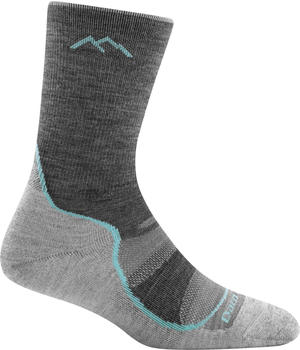 Darn Tough Women's Light Hiker Micro Crew Lightweight Hiking Sock (1967) slate