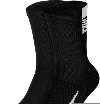 Nike 2-Pack Multiplier Crew Socks (SX7557) black