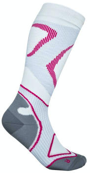 Bauerfeind Woman Run Performance Compression Socks white/pink