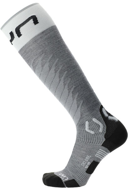 UYN Man Ski One Merino Socks grey melange white