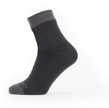 SealSkinz Wasserdichte knöchellange Socke für warmes Wetter (11100054) black/grey