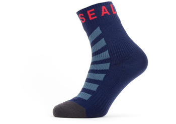 SealSkinz Wasserdichte knöchellange Socke für warmes Wetter mit Hydrostop (11100056) navy blue/grey/red