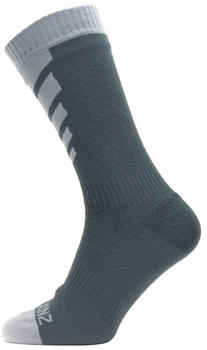SealSkinz Wasserdichte, mittellange Socke für warmes Wetter (11100055) grey