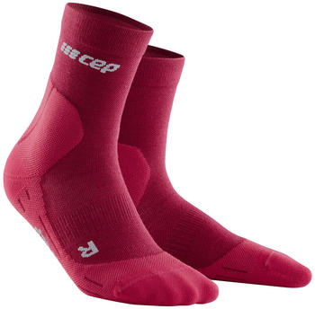 CEP Woman Cold Weather Mid-Cut Socks (WP2CU) red