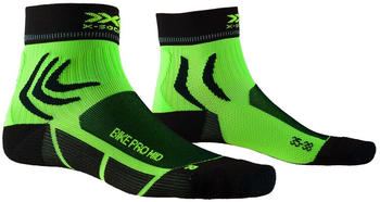 X-Socks Bike Pro Mid (BS04S19U) opal black/amazonas green