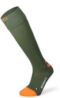 Lenz 1065-42-44, Lenz Heat Sock 4.1 toe Cap gr&uuml;n/orange 42-44 Damen