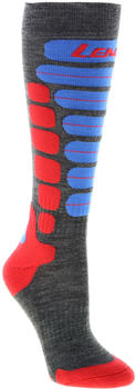 Lenz Skiing Kids 2.0 Socks grey/red/blue