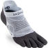 gray: Injinji Run Lightweight No-Show Toe Socks (261110)