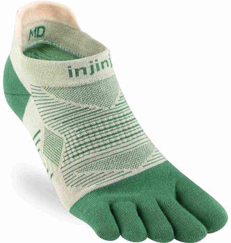 Injinji Run Lightweight No-Show Toe Socks (261110) fern
