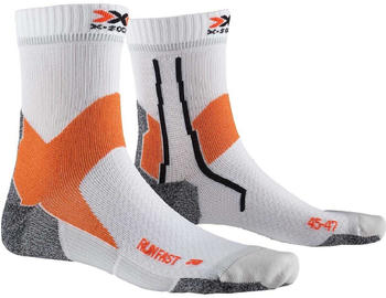 X-Socks Run Fast 4.0 (RS17S19U) arctic white/sunset orange