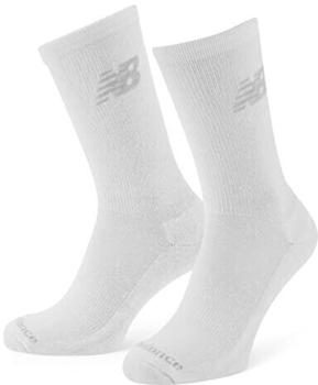 New Balance 3-Pack Cotton Cuschioned Crew Socks (LAS95363) white