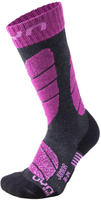 Uyn S100045, UYN Skisocken Kinder anthrazit melange/violet 27-30 kids