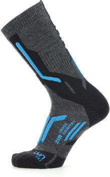 UYN Herren Ski Cross Country 2in Socken anthracite/blue