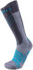 UYN Ski Comfort Fit Socks Lady Damen-Funktionssocken Grey/Turquoise (37/38) grau
