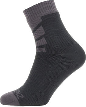 SealSkinz Wasserdichte knöchellange Socke für warmes Wetter (11100054) black/grey 1