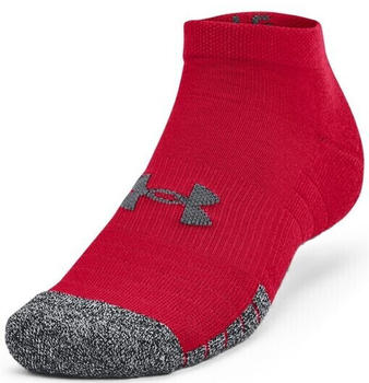 Under Armour HeatGear® Lo Cut Socks (1346753) red/pitch gray/pitch