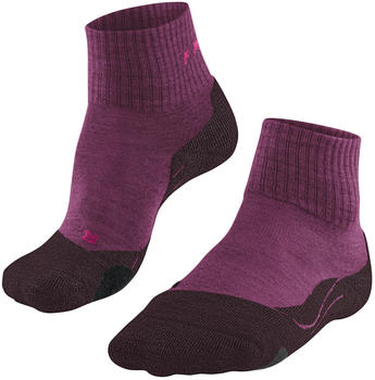 Falke TK2 Explore Wool Short Damen Trekking-Socken (16328) burgundy