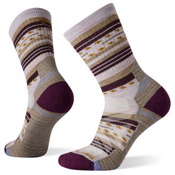 Smartwool Women's Hike Light Cushion Margarita Crew Socks (SW001586) purple eclipse