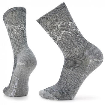 Smartwool Classic Hike Light Cushion Mountain Pattern Crew (SW001644) black