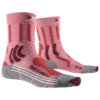 X-Socks Women's Trek X Linen (XS-TS02S19W) vintage red melange/grey melange