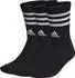 Adidas 3-Pack 3-Stripes Cushioned Crew Socks