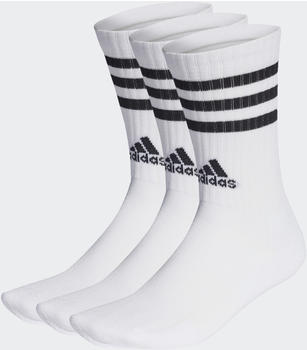Adidas 3-Pack 3-Stripes Cushioned Crew Socks white (HT3458)