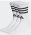 Adidas 3-Pack 3-Stripes Cushioned Crew Socks