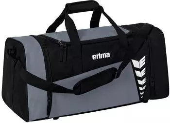 Erima Six Wings Sports Bag M grey/black