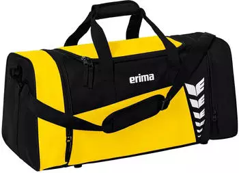 Erima Six Wings Sports Bag M yellow/black