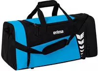 Erima Six Wings Sporttasche L Curacao / Schwarz
